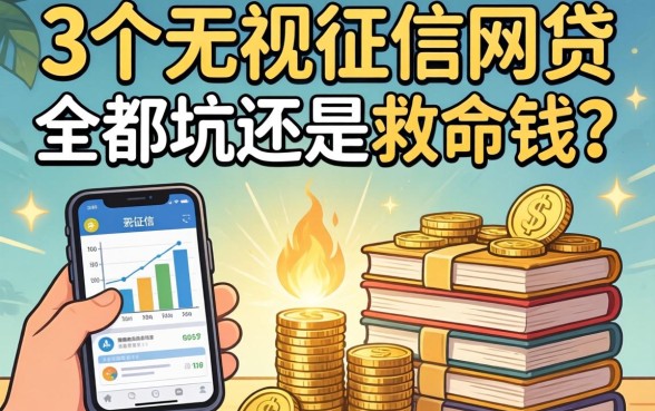 揭秘20个无视征信的网贷:全是坑还是救命钱?