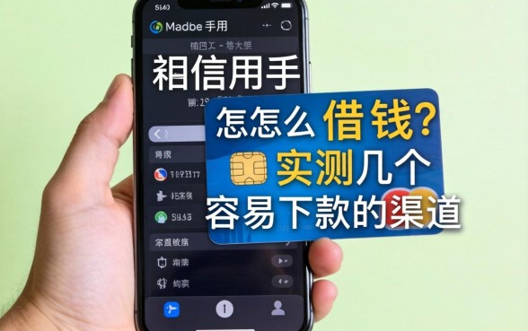 手机信用卡怎么借钱？实测几个容易下款的渠道