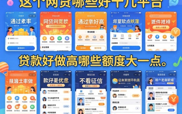 我试了十几个平台,发现网贷哪些额度大一点好通过率高和贷款好做不看征信的软件根本不是你想的那样