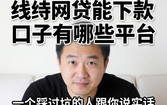 黑网贷能下款的口子有哪些平台?一个踩过坑的人跟你说实话