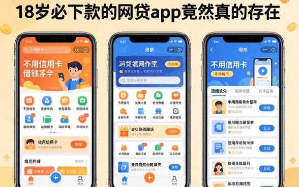我试了这几款不用信用卡的借钱软件，发现18岁必下款的网贷app竟然真的存在