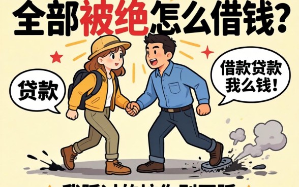 贷款全部被拒怎么借钱？我踩过的坑你别再踩