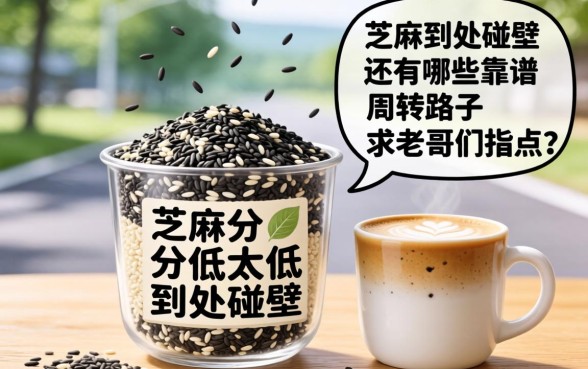 芝麻分太低到处碰壁,还有哪些靠谱的周转路子?求老哥们指点!