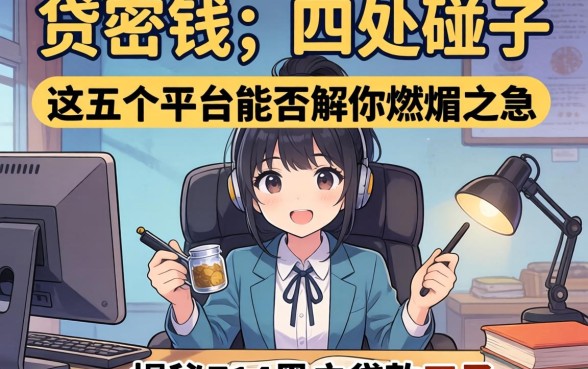 急需用钱却四处碰壁？揭秘714黑户贷款口子，这五个平台能否解你燃眉之急？