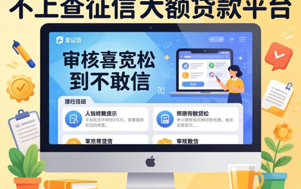 揭秘几款不上查征信的大额贷款平台,审核宽松到不敢信