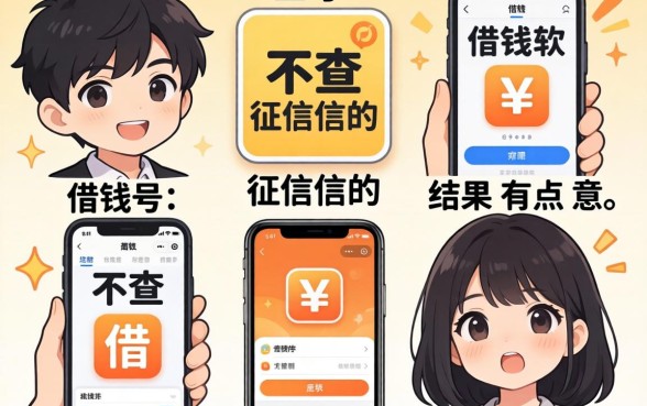 我试了五款号称不查征信的借钱软件,结果有点意外
