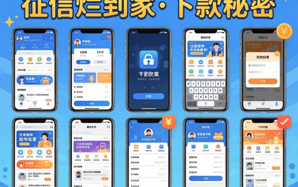 我试了十个平台，发现征信烂到家的下款秘密