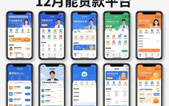 我试了十几个贷款平台,发现12月能贷款的平台和平时真不一样