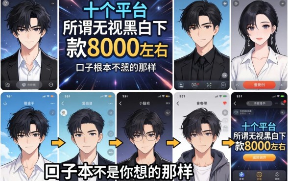 我试了十几个平台，发现那些所谓无视黑白下款8000左右的口子根本不是你想的那样