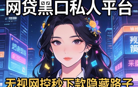 揭秘网贷黑口私人平台：无视风控秒下款的隐藏路子