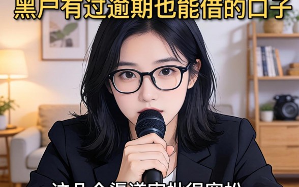 揭秘黑户有过逾期也能借的口子，这几个渠道审批很宽松