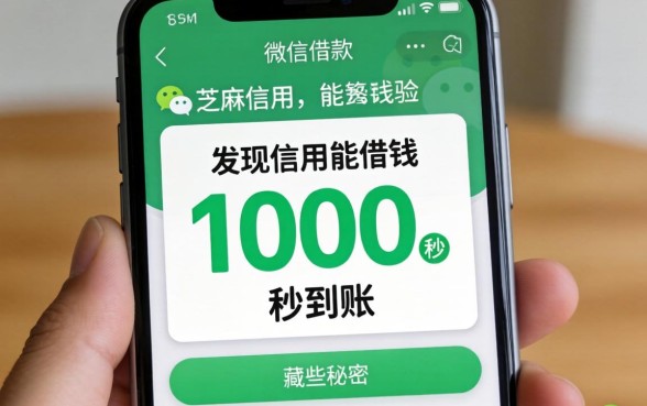 我试了微信借款1000秒到账,发现芝麻信用能借钱的APP里藏着这些秘密