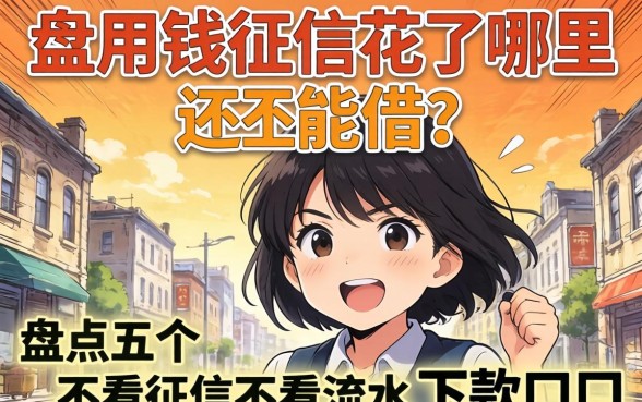 急用钱征信花了哪里还能借?盘点五个不看征信不看流水的下款口子