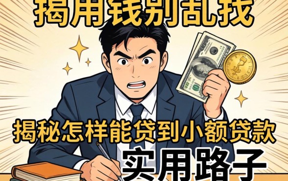 急用钱别乱找，揭秘怎样能贷到小额贷款的实用路子
