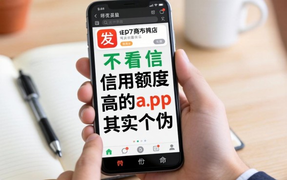 我翻遍了手机应用商店，发现那些号称不看信用额度高的app其实是个伪命题