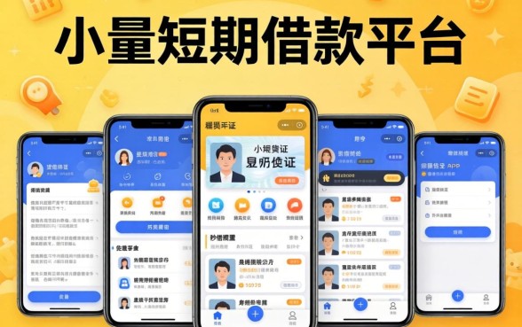 小额短期借款平台，条列5个手机身份证秒借现金的app