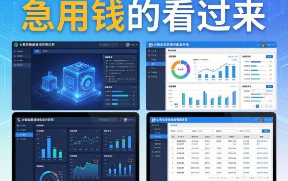 实测几款大数据的应用软件,急用钱的看过来