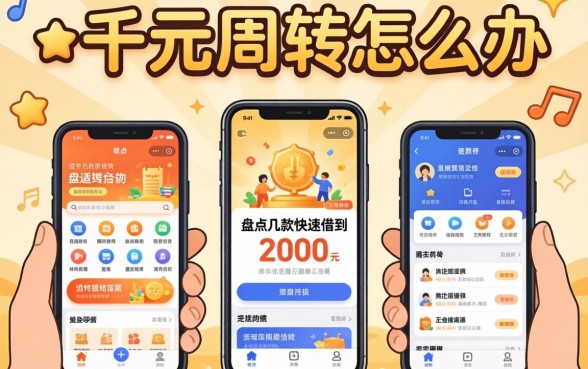 急需两千元周转怎么办?盘点几款快速借到2000的软件,哪个最适合你?