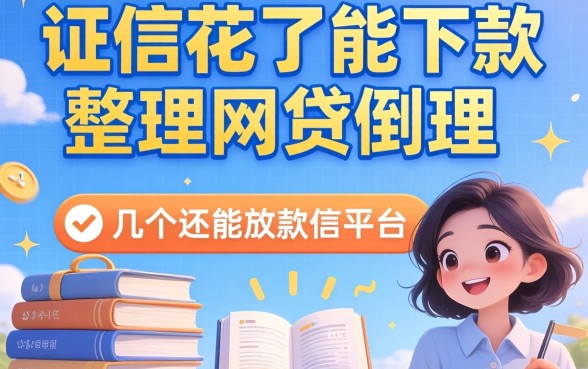 征信花了能下款的网贷：整理了几个还能放款的平台