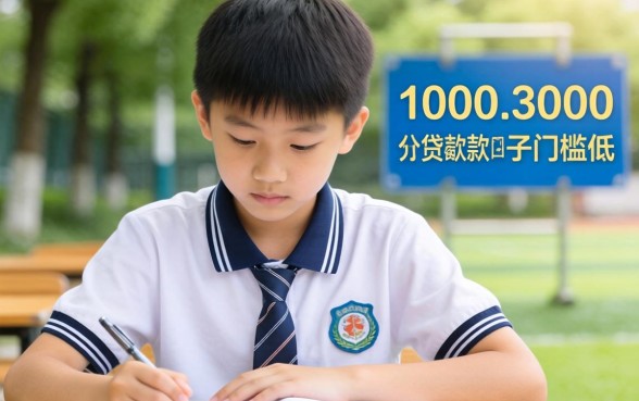 适合学生的1000-3000小额贷款，这几个口子门槛低