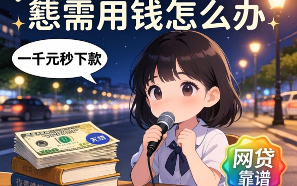 深夜急需用钱怎么办？一千元秒下款的网贷真的存在吗？哪些平台靠谱又快速？
