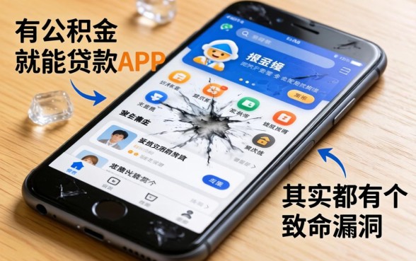 我翻烂了手机，发现那些号称有公积金就能贷款的APP其实都有个致命漏洞