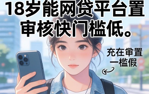 盘点几个18岁能网贷的平台，审核快门槛低