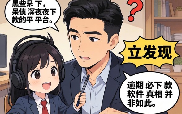 我试了那些黑户呆账深夜下款的平台，发现逾期必下款的软件真相并非如此