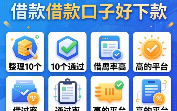 揭秘什么借款口子好下款的,整理了10个通过率高的平台