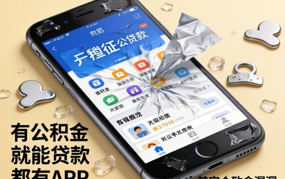 我翻烂了手机，发现那些号称有公积金就能贷款的APP其实都有个致命漏洞