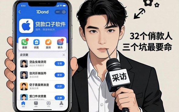 苹果手机贷款口子软件：我采访了32个借款人，发现这3个坑最要命