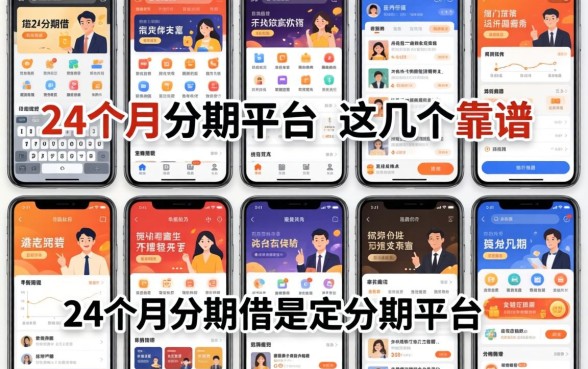我翻了十几家平台,发现能给24个月分期借的平台只有这几个靠谱