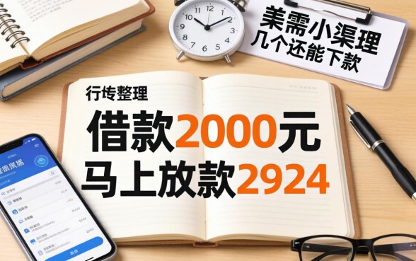 急需借款2000元马上放款2924,整理了几个还能下款的渠道