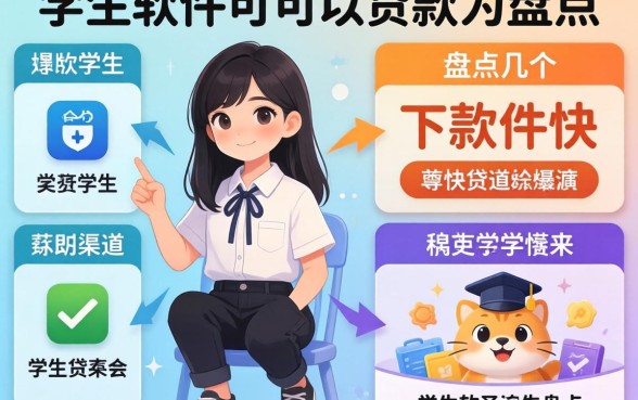 学生哪个软件可以贷款?盘点几个下款快的渠道