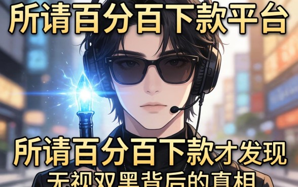 我试了所谓的百分百下款平台，才发现无视双黑背后的真相