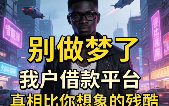 黑户借款平台2026：别做梦了，真相比你想象的残酷