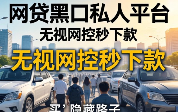 揭秘网贷黑口私人平台：无视风控秒下款的隐藏路子