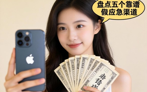 急需用钱怎么办?苹果手机可以直接借钱是真的吗?盘点五个靠谱应急渠道