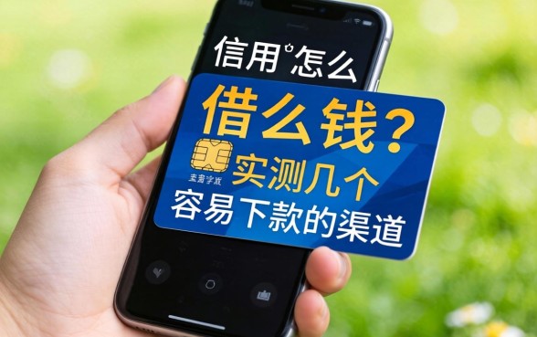 手机信用卡怎么借钱？实测几个容易下款的渠道