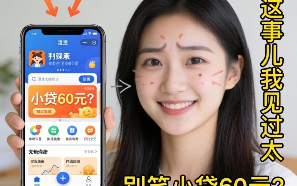 能下款的手机app小贷60元？别笑，这事儿我见过太多