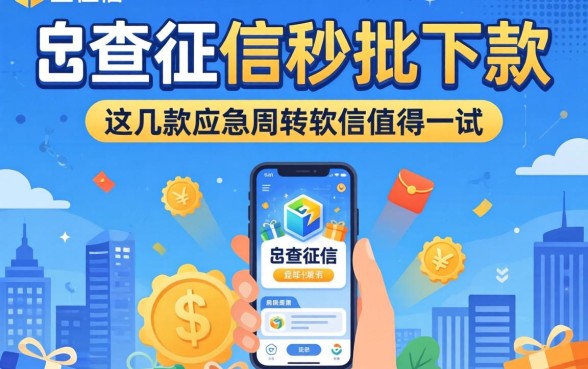 揭秘2026不查征信秒批下款，这几款应急周转软件值得一试