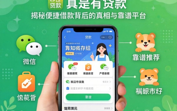 微信直接贷款的app真的存在吗？揭秘便捷借款背后的真相与靠谱平台推荐