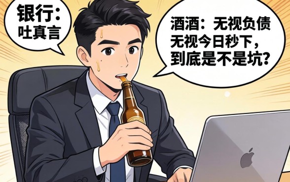 银行经理酒后吐真言：无视负债无视今日秒下，到底是不是坑？