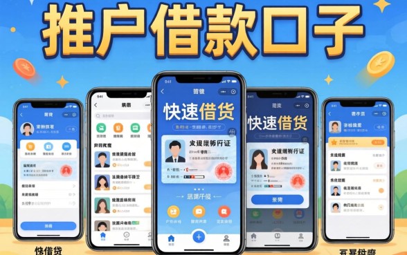 无视黑户借款口子，条列五个手机和身份证快速借钱口子