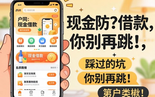 黑户类似现金借款的软件有哪些?我踩过的坑你别再跳