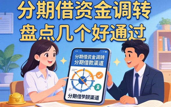 急需资金周转？盘点几个好通过的分期借款渠道
