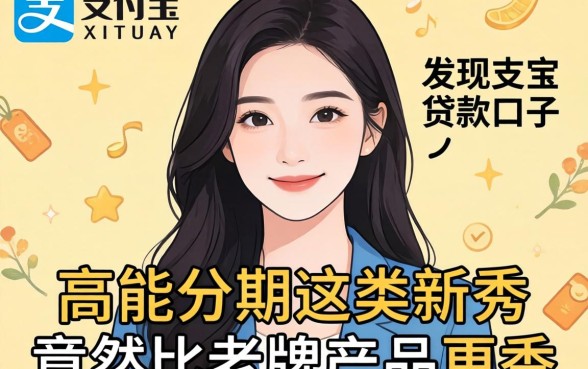 我试遍了支付宝贷款口子，发现高能分期这类新秀竟然比老牌产品更香
