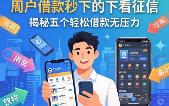 黑户借款秒下的不看征信，揭秘五个轻松借款无压力app