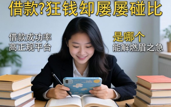 急需用钱却屡屡碰壁?借款成功率高的正规平台是哪个能解燃眉之急?