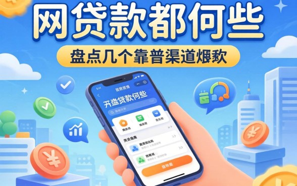 最近能下款的网贷2026有哪些？盘点几个靠谱渠道
